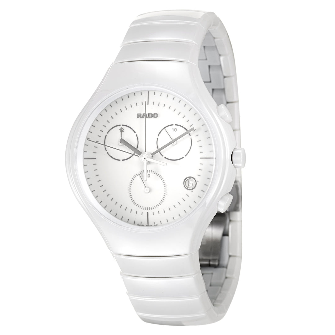 title:Rado Men's True Ceramic 42mm Quartz Watch;color:White