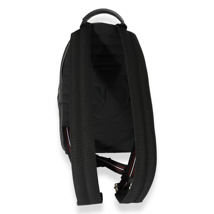 CHRISTIAN Top quality Dior Homme Black Coated Canvas Late Night Backpack