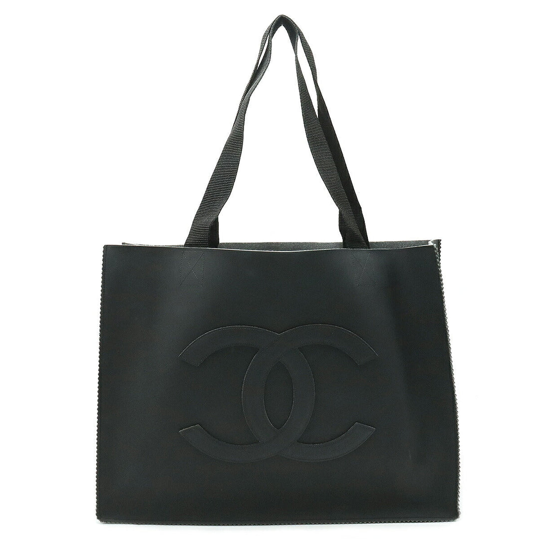Top Quality Chanel Coco Mark Rubber Tote Bag