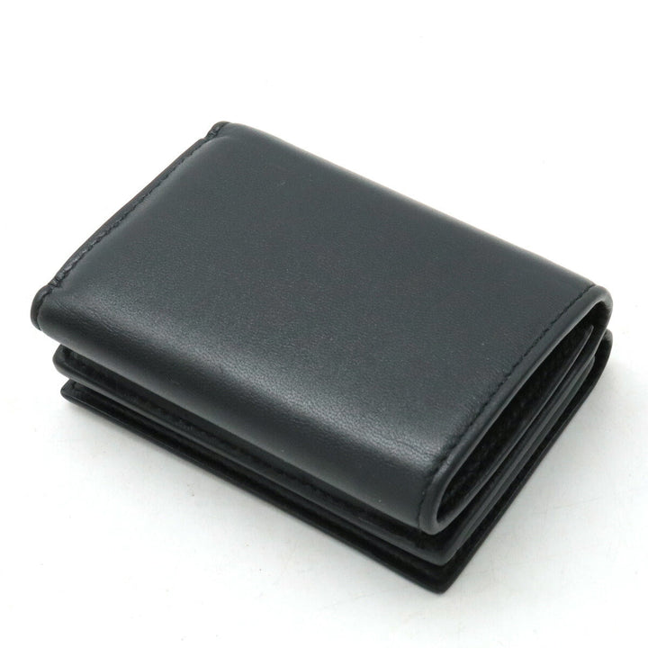 Top Quality Balenciaga Everyday Mini Wallet Leather Black