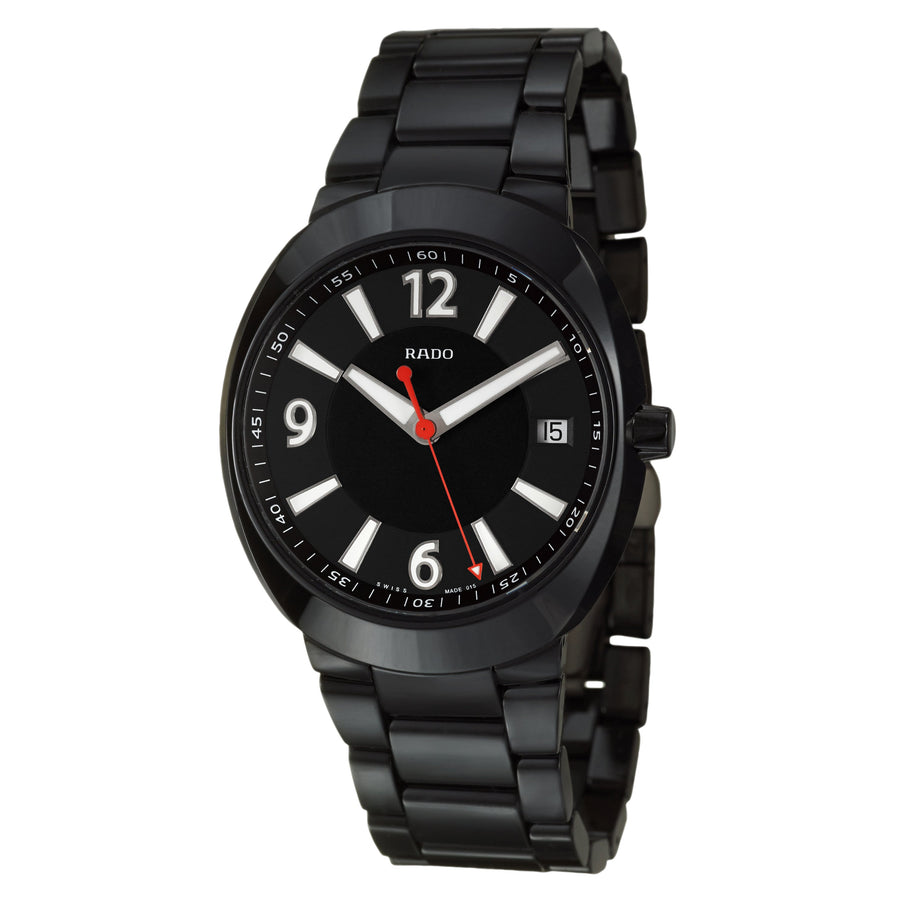 title:Rado Men's R15517152 D-Star 42mm Quartz Watch;color:Black