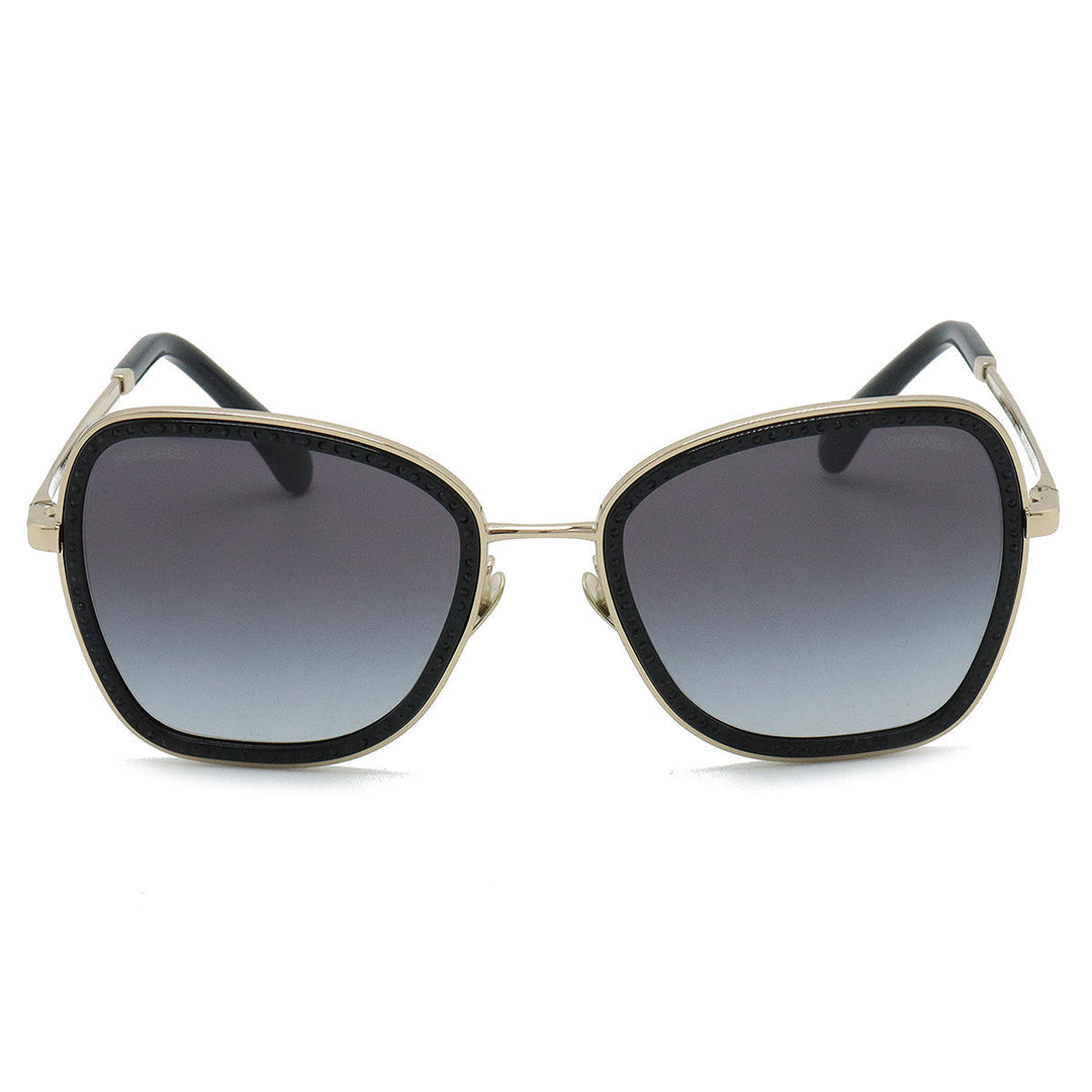 Top Quality Chanel Coco Mark Sunglasses Metal & Strass 4277-B