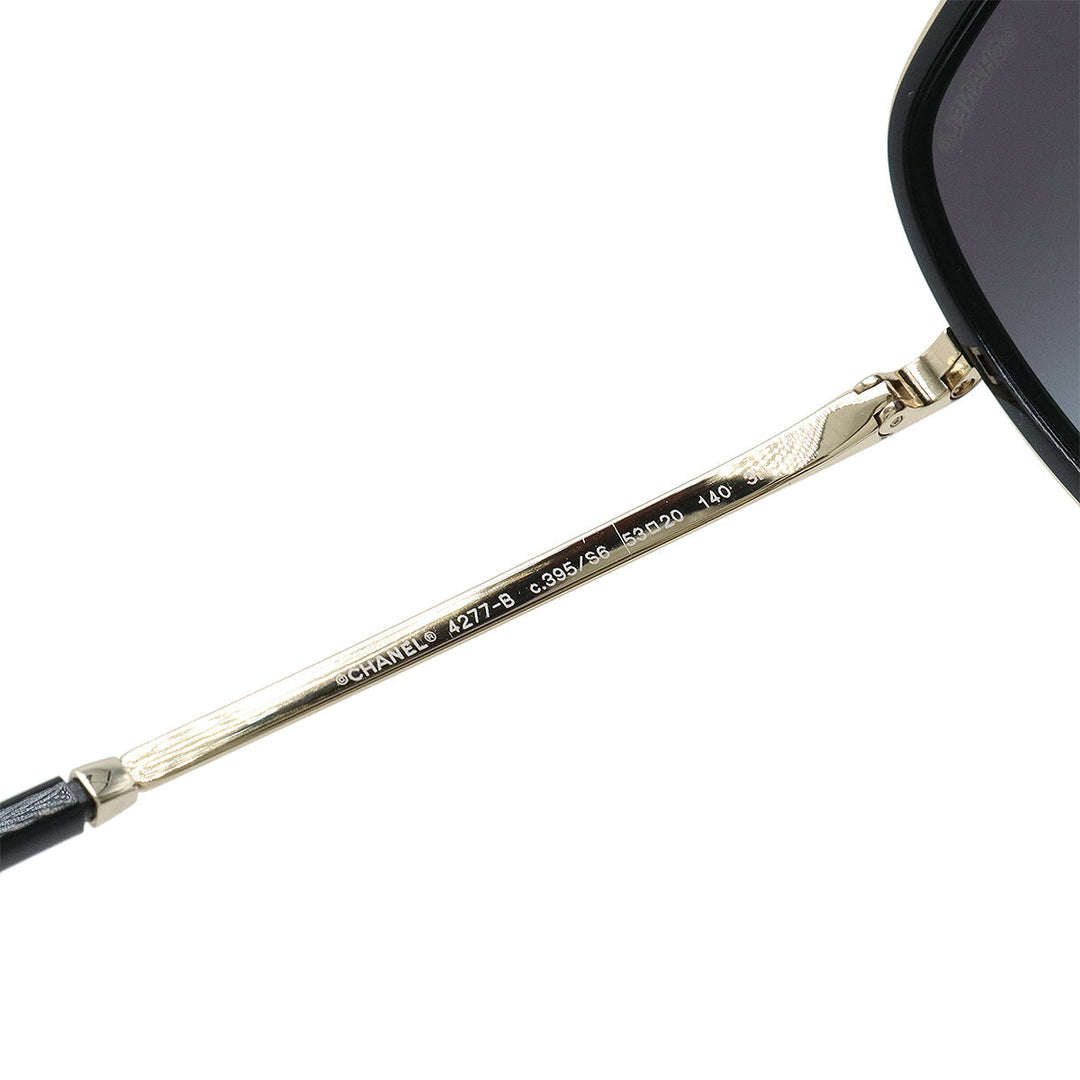 Top Quality Chanel Coco Mark Sunglasses Metal & Strass 4277-B