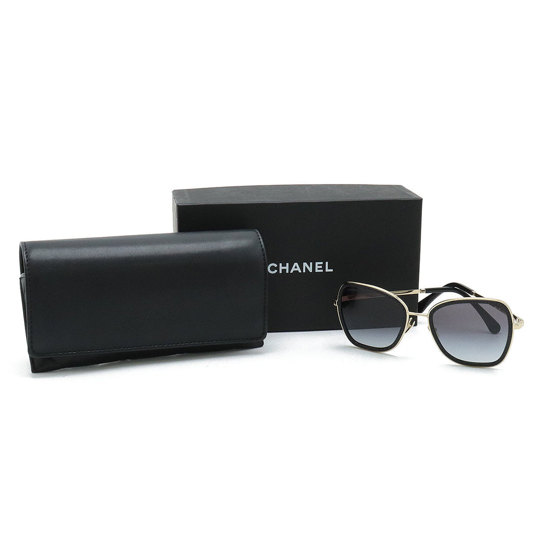 Top Quality Chanel Coco Mark Sunglasses Metal & Strass 4277-B