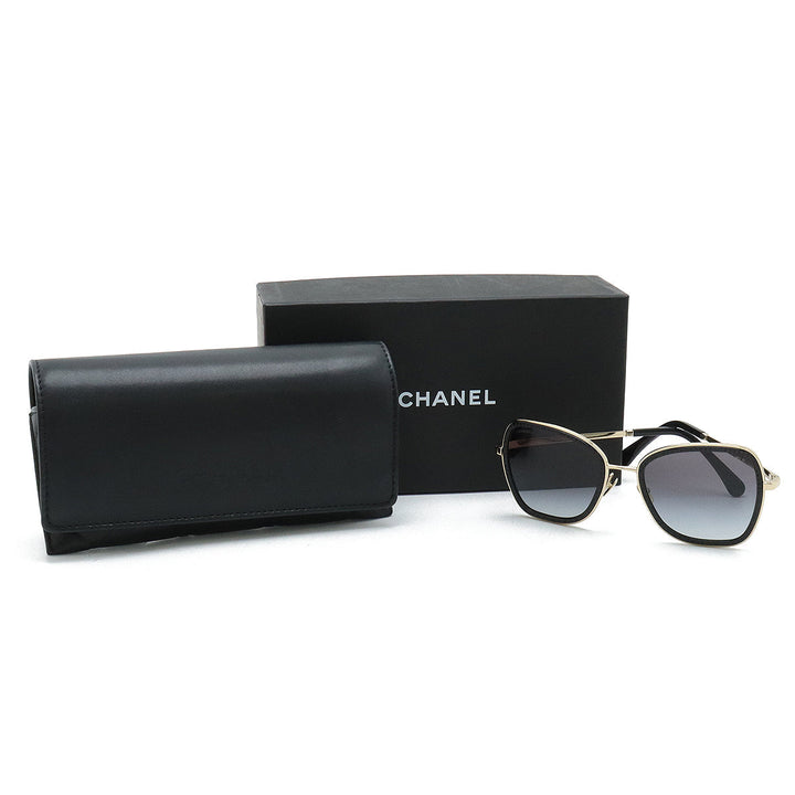 Top Quality Chanel Coco Mark Sunglasses Metal & Strass 4277-B
