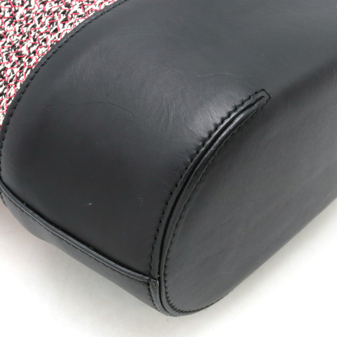 Top Quality Balenciaga Zigzagger Mini Cabas Handbag Cotton Leather