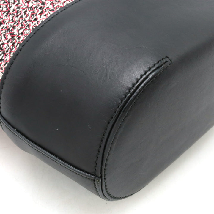 Top Quality Balenciaga Zigzagger Mini Cabas Handbag Cotton Leather