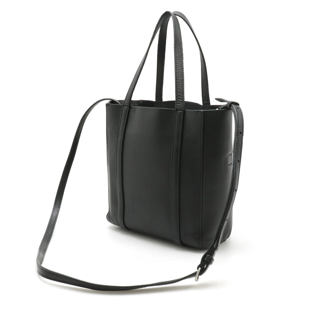 Top Quality Balenciaga Leather Everyday Tote XXS Black