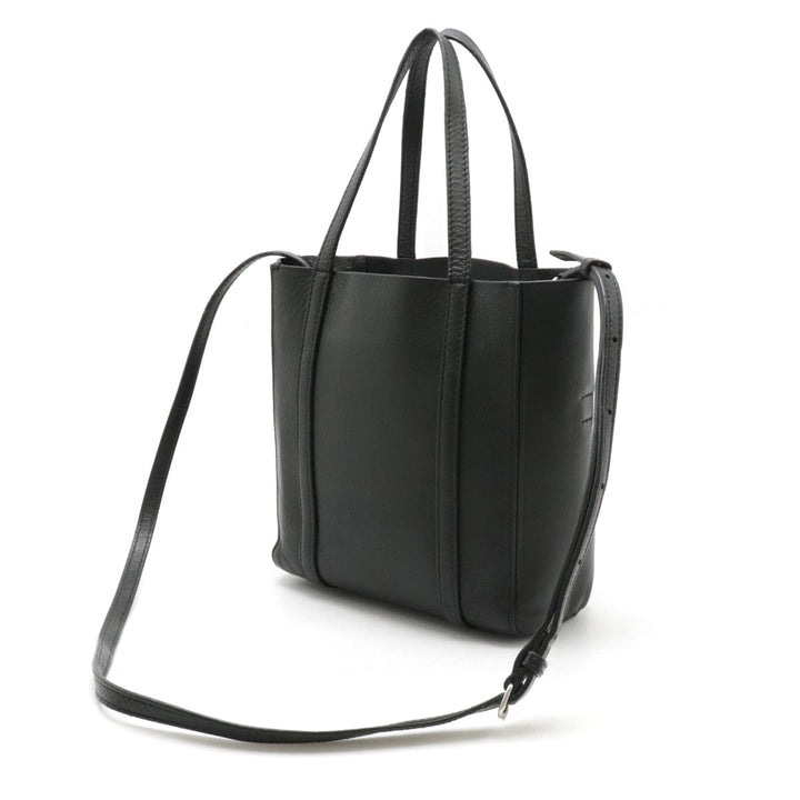 Top Quality Balenciaga Leather Everyday Tote XXS Black
