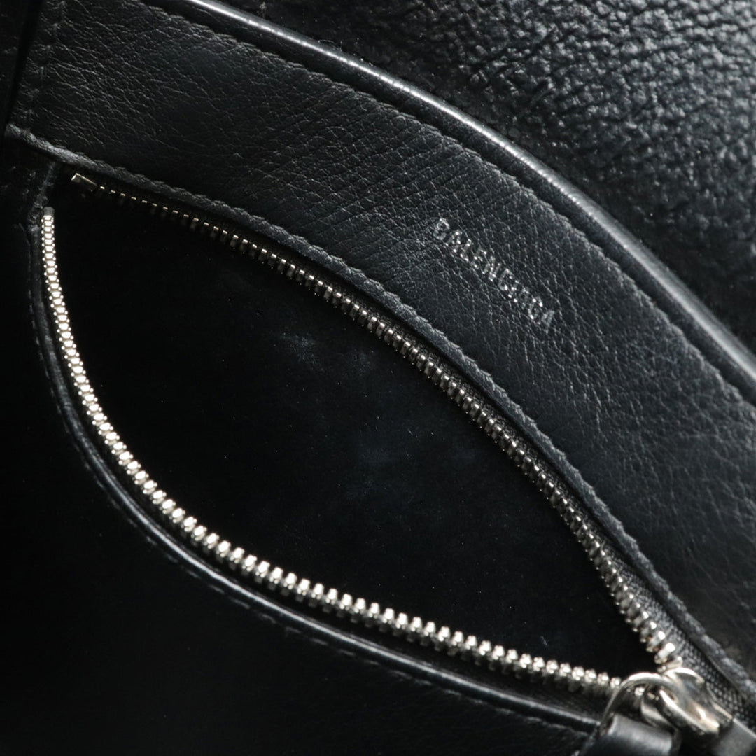Top Quality Balenciaga Leather Everyday Tote XXS Black