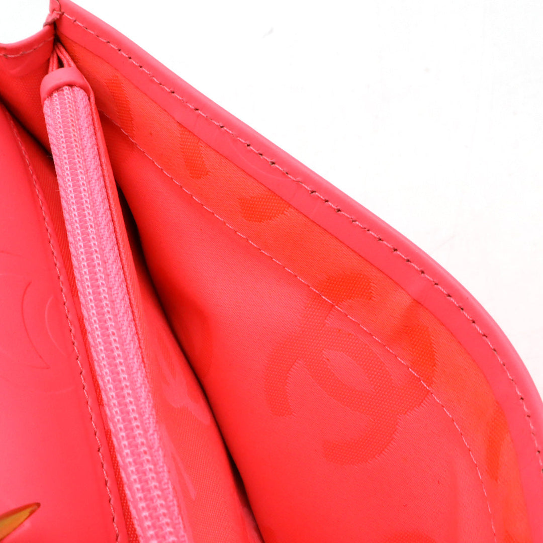 Top Quality Chanel Cambon Line Soft Calf/Enamel Long Wallet A26717