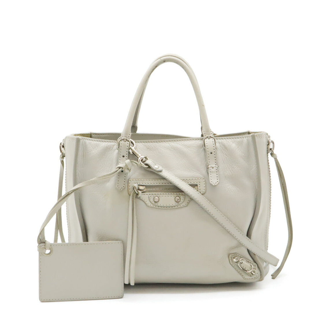 Top Quality Balenciaga Mini Paper Leather Handbag 2WAY