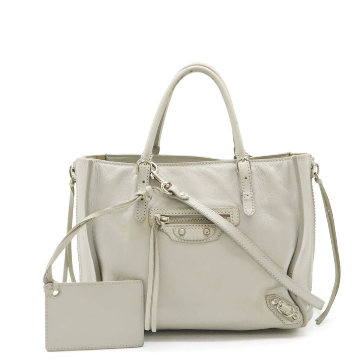 Top Quality Balenciaga Mini Paper Leather Handbag 2WAY