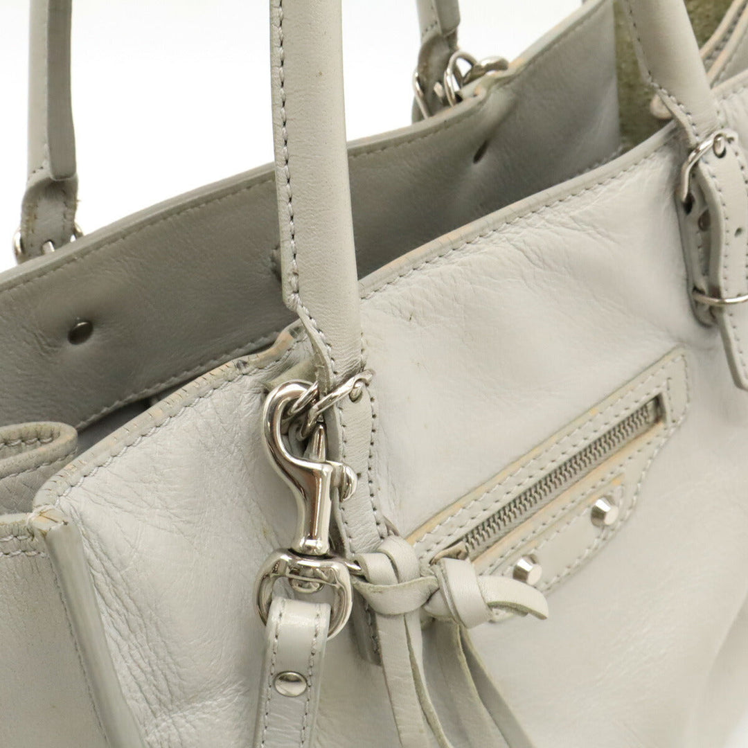 Top Quality Balenciaga Mini Paper Leather Handbag 2WAY