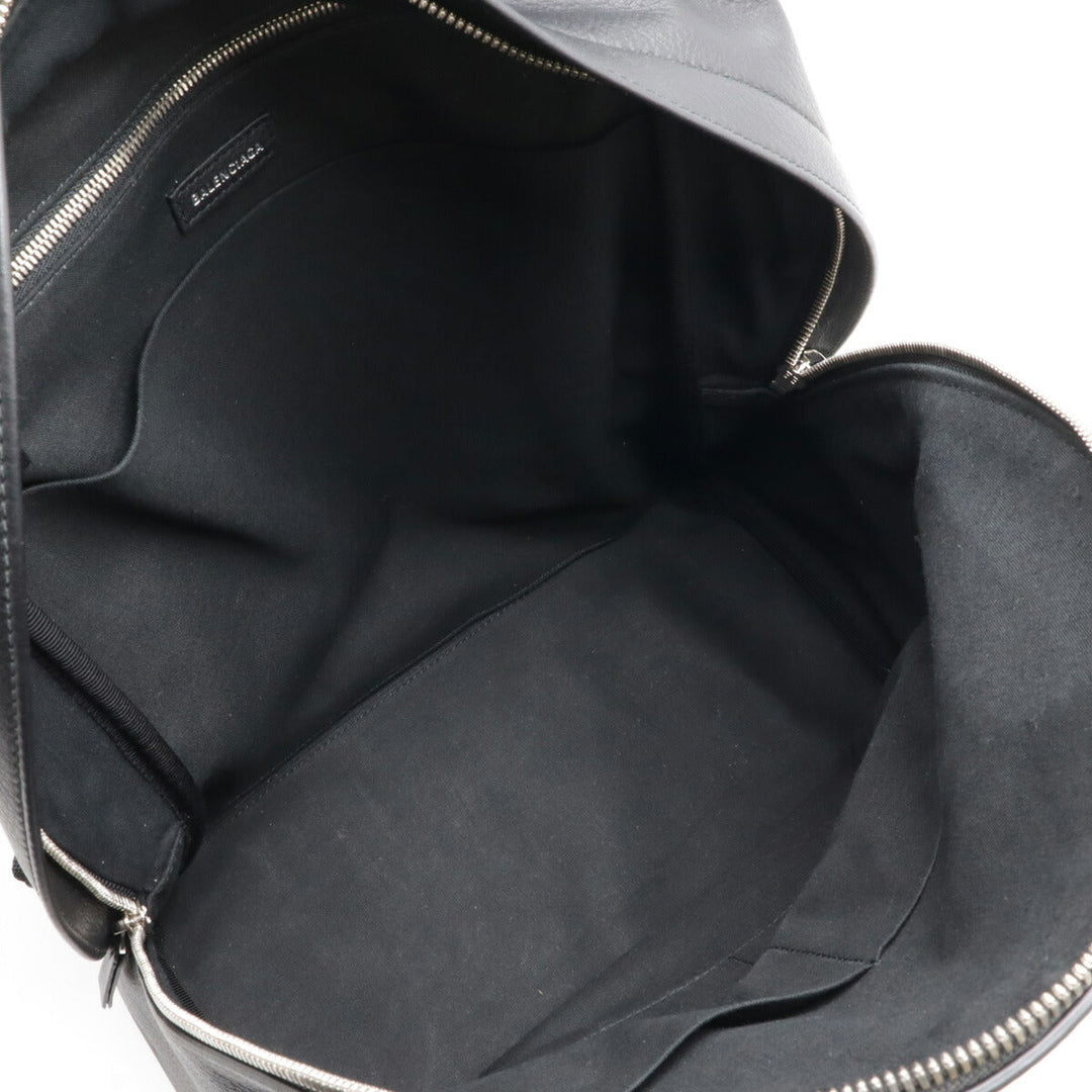 balenciaga Everyday Logo Leather Backpack 552374