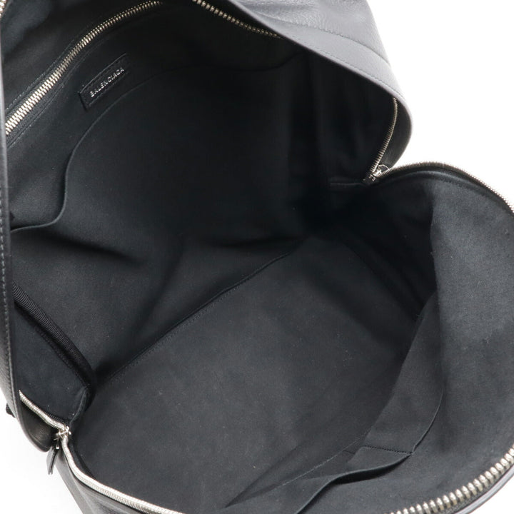balenciaga Everyday Logo Leather Backpack 552374