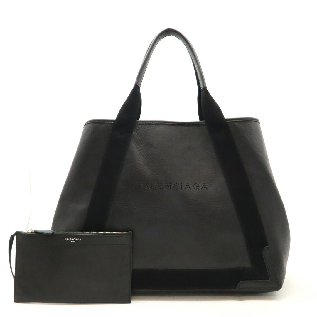 Top Quality Balenciaga Leather Tote Bag Black