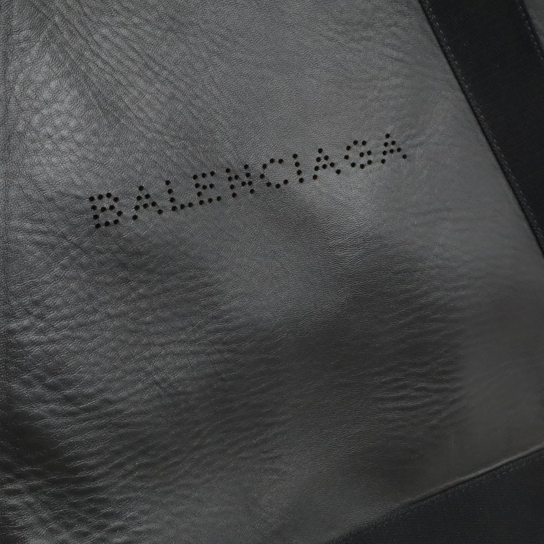 Top Quality Balenciaga Leather Tote Bag Black
