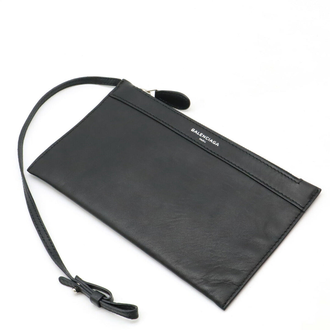 Top Quality Balenciaga Leather Tote Bag Black