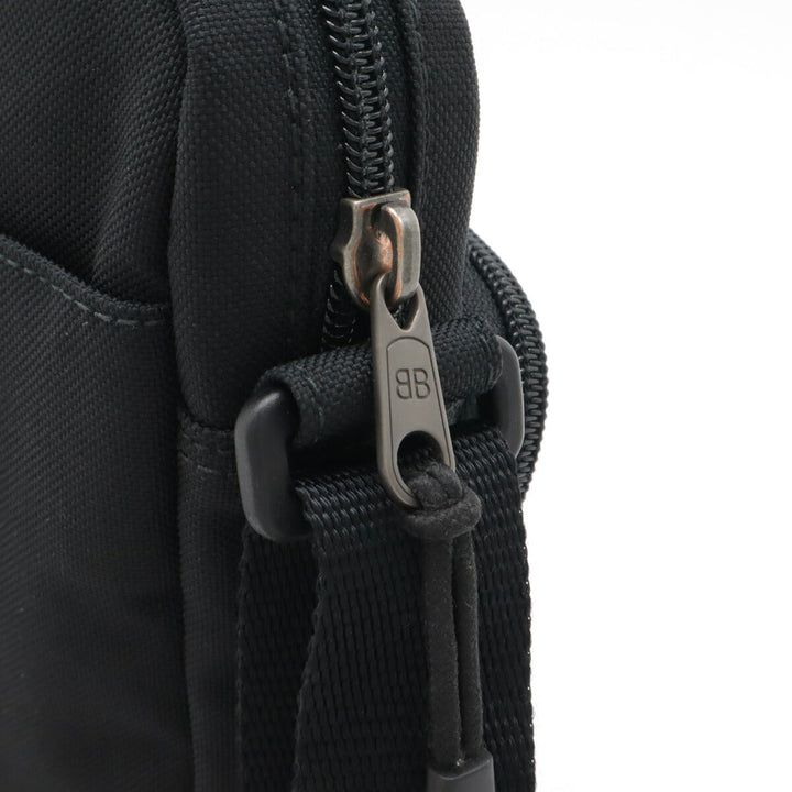 Top Quality Balenciaga Nylon Canvas Messenger Bag Black