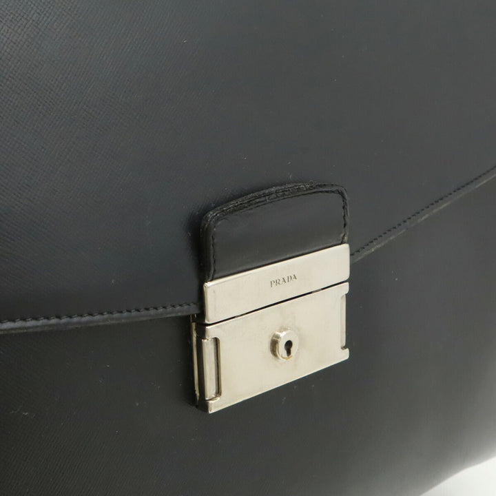 Prada Leather Business Briefcase VR0006