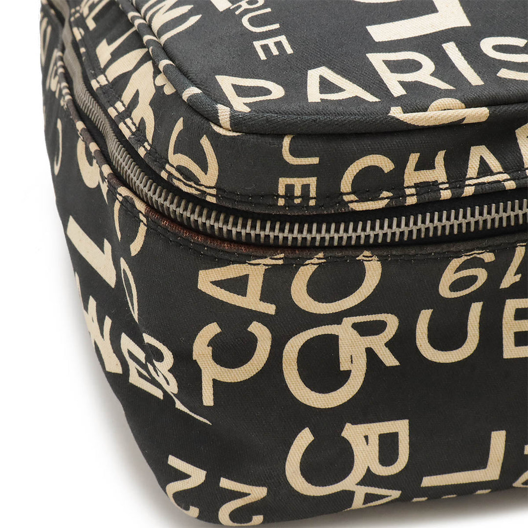 Top Quality Chanel Canvas Logo Boston Tote Bag