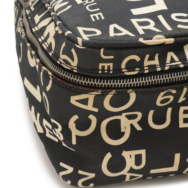 Top Quality Chanel Canvas Logo Boston Tote Bag