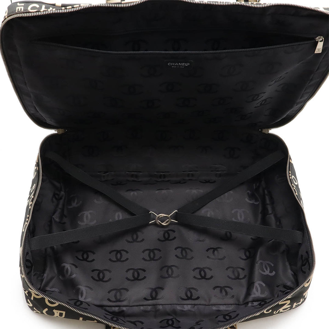 Top Quality Chanel Canvas Logo Boston Tote Bag