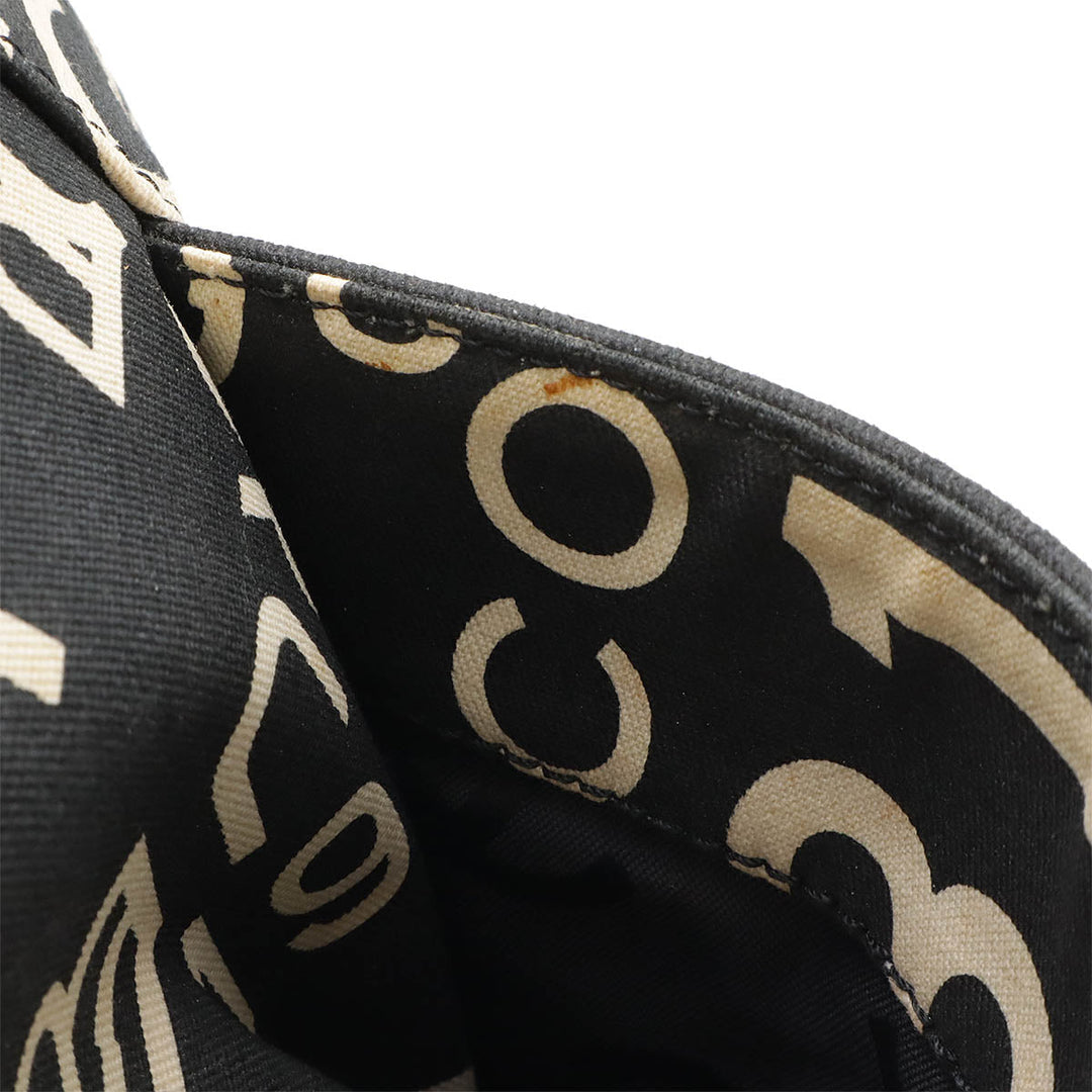 Top Quality Chanel Canvas Logo Boston Tote Bag
