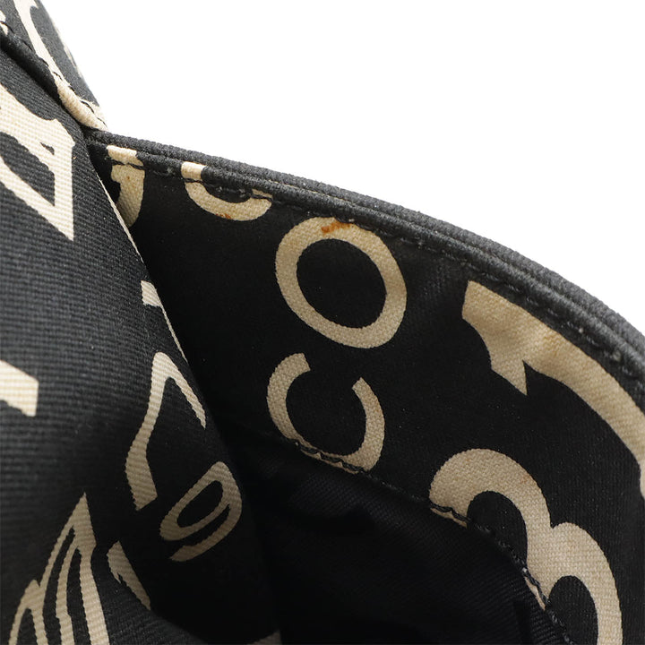 Top Quality Chanel Canvas Logo Boston Tote Bag