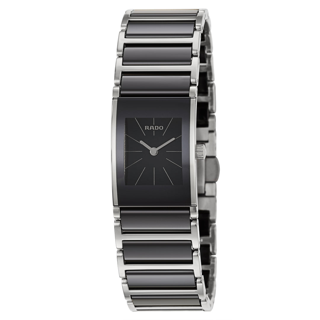title:Rado Women's R20786152 Integral 19mm Quartz Watch;color:Black