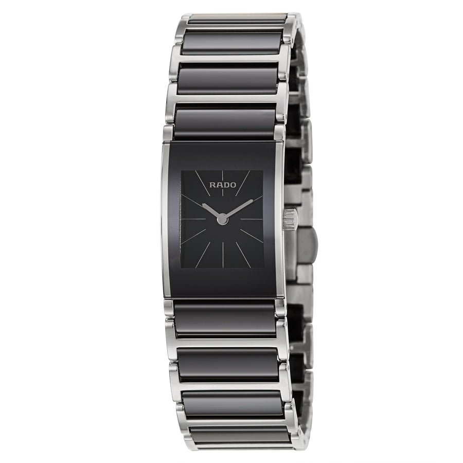 title:Rado Women's R20786152 Integral 19mm Quartz Watch;color:Black