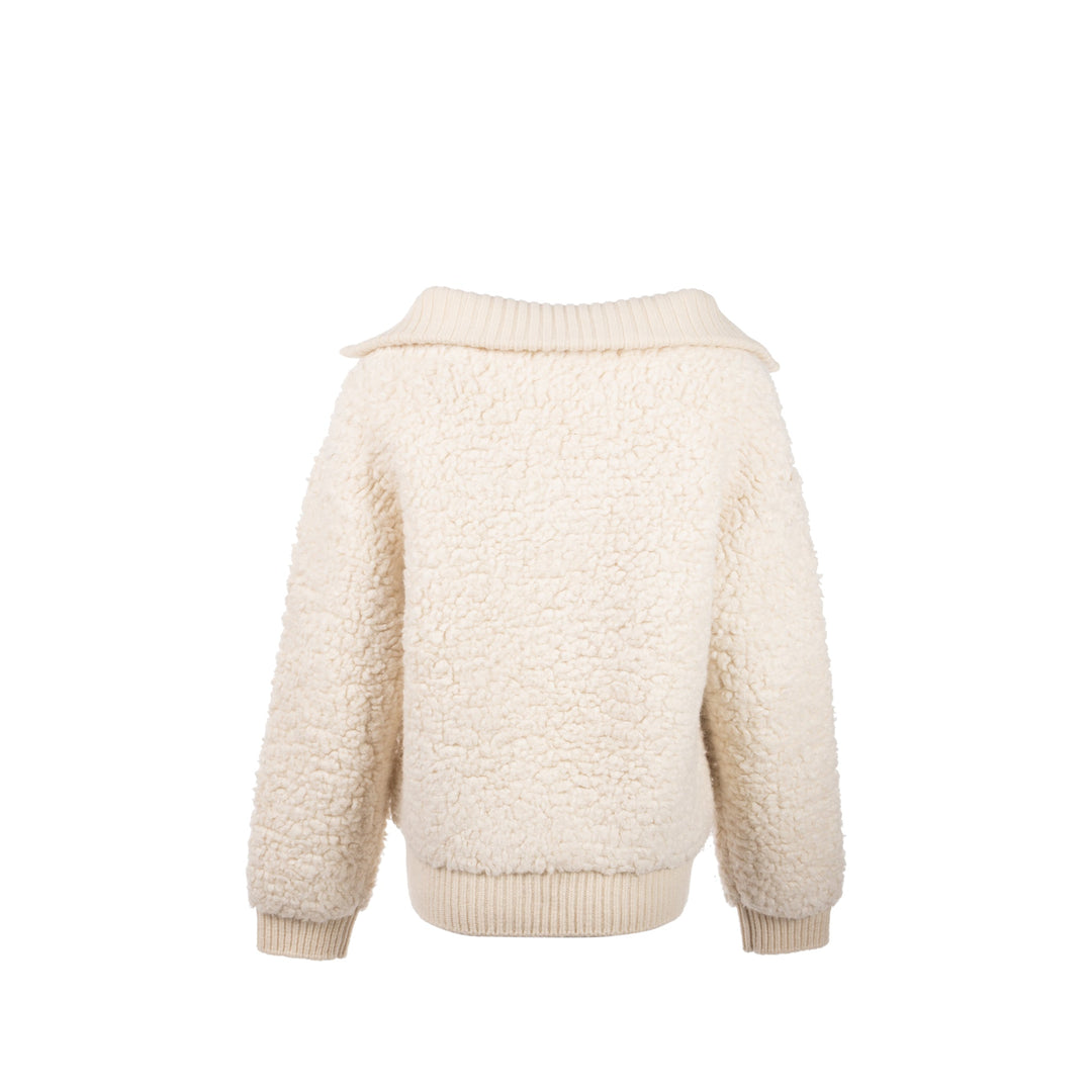 Top Quality Celine size XS sweater Laine/Alpaga/Soie White