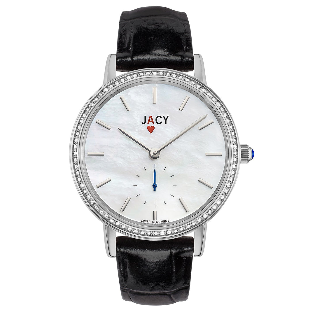title:Jacy Women's JW-1000-1601S Ace 35mm Quartz Watch;color:Black
