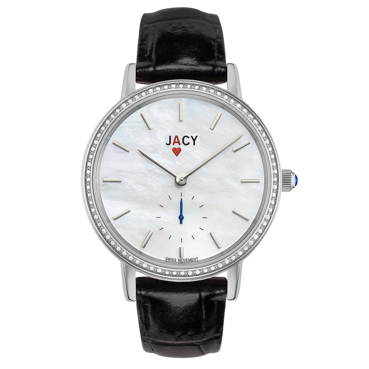 title:Jacy Women's JW-1000-1601S Ace 35mm Quartz Watch;color:Black