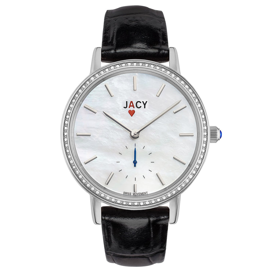 title:Jacy Women's JW-1000-1601S Ace 35mm Quartz Watch;color:Black