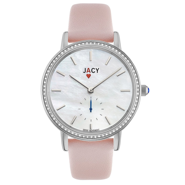 title:Jacy Women's JW-1000-1609S Ace 35mm Quartz Watch;color:Pink
