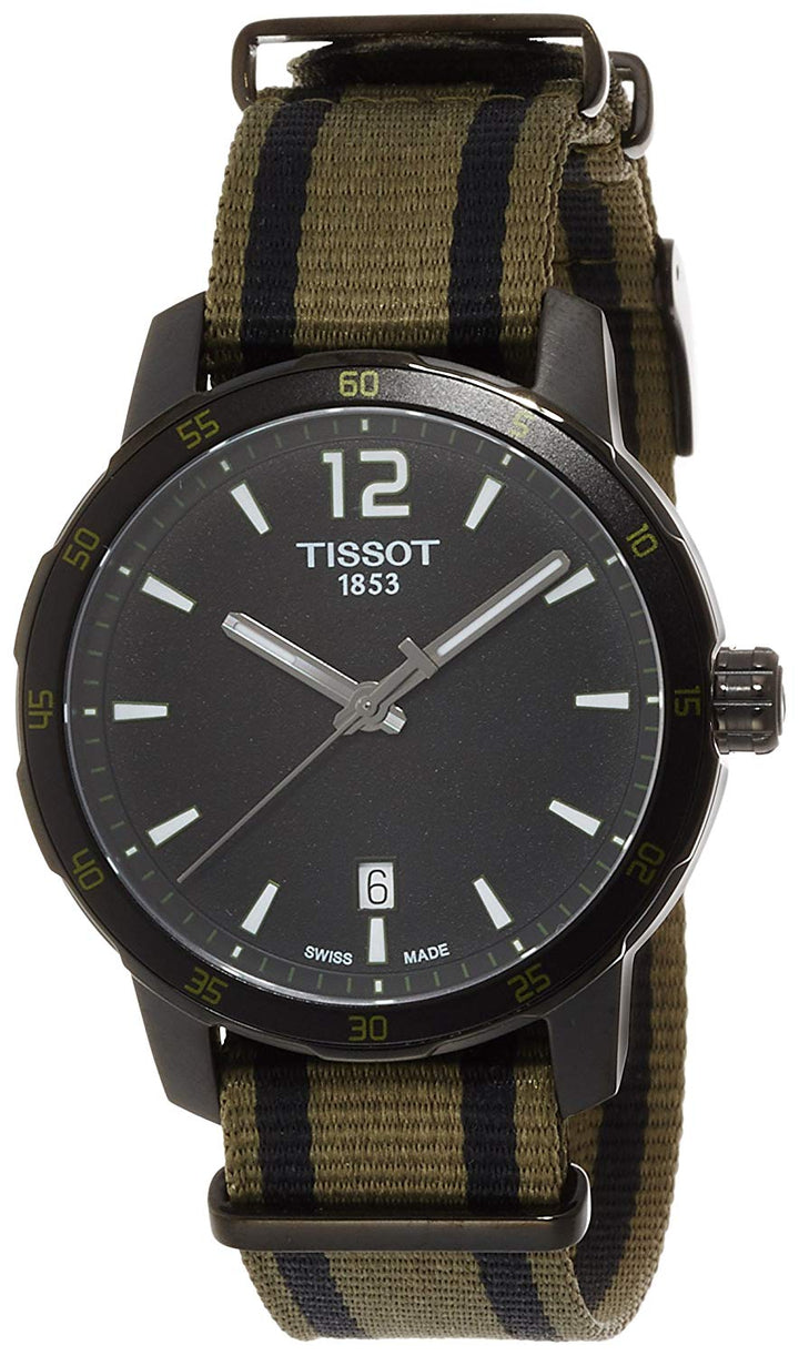 title:Tissot Men's T0954103705700 T-Sport 40mm Quartz Watch;color:Khaki
