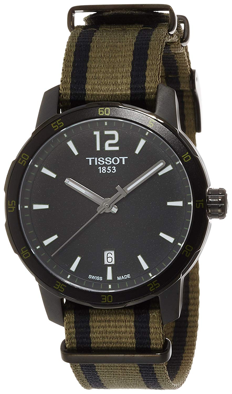 title:Tissot Men's T0954103705700 T-Sport 40mm Quartz Watch;color:Khaki