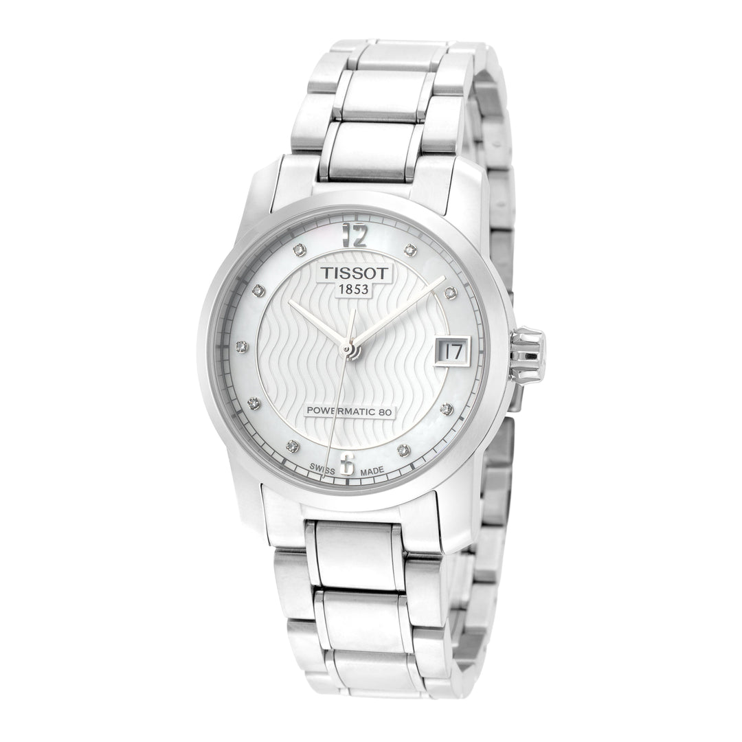 title:Tissot Women's T0872074411600 T-Classic 32mm Automatic Watch;color:Grey