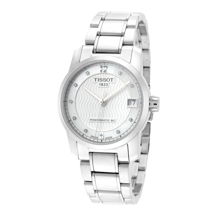 title:Tissot Women's T0872074411600 T-Classic 32mm Automatic Watch;color:Grey