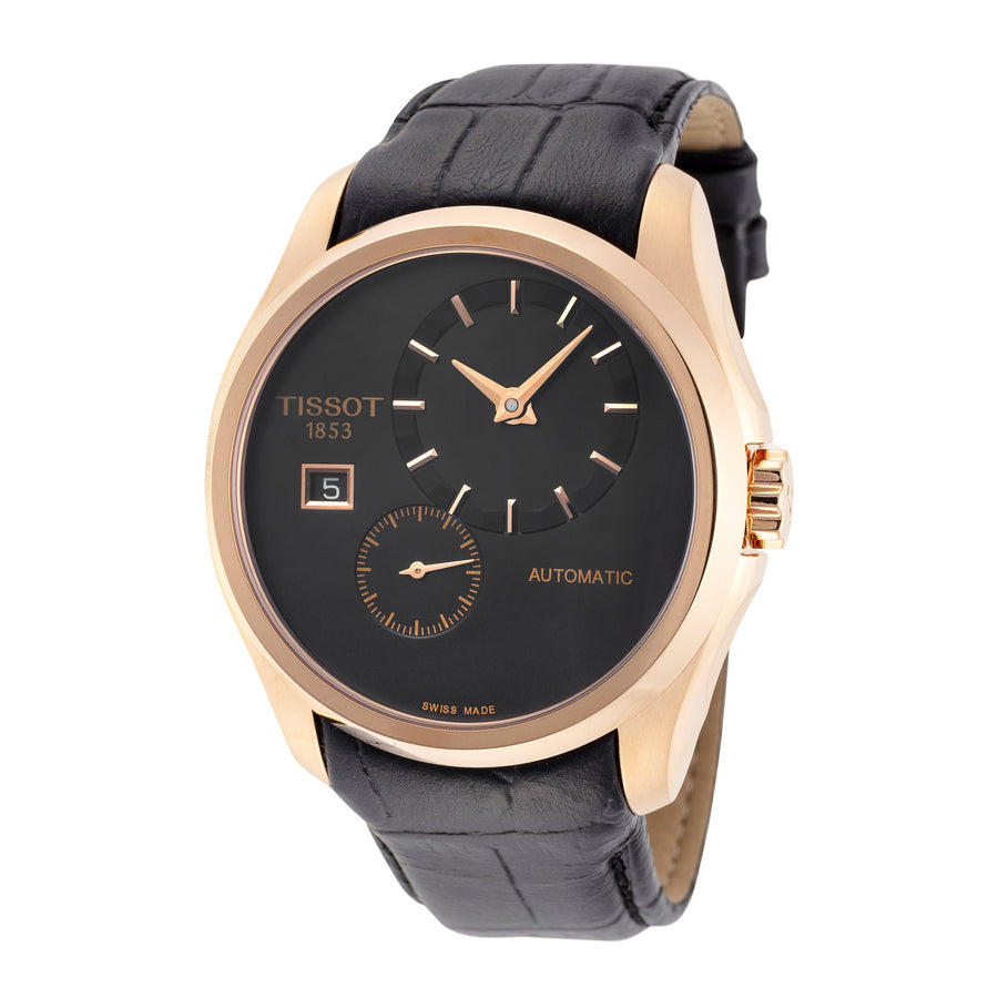 title:Tissot Men's T035.42.83.605.100 T-Classic 39mm Automatic Watch;color:Black