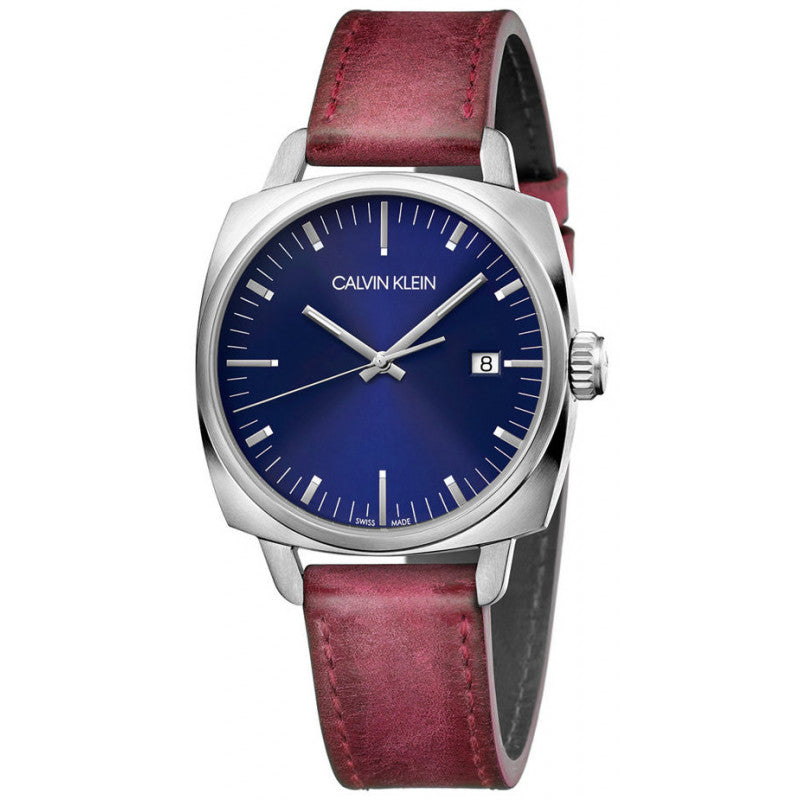 title:Calvin Klein Men's K9N111ZN Frater 38.7mm Quartz Watch;color:Red