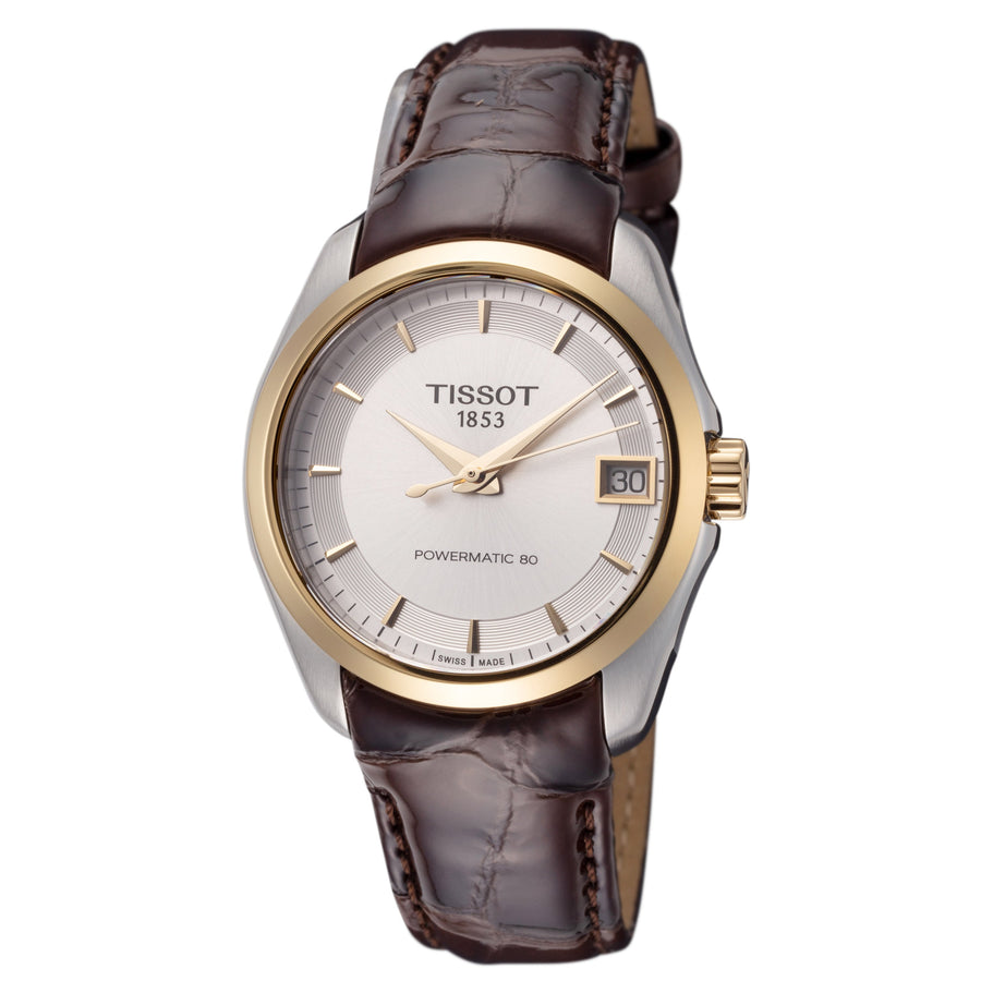 title:Tissot Women's T0352072603100 T-Classic 32mm Automatic Watch;color:Brown