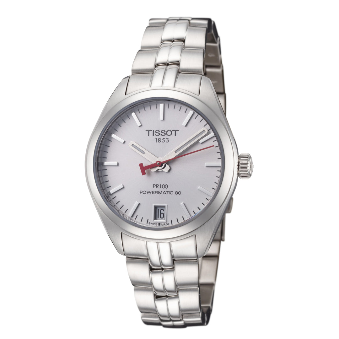 title:Tissot Women's T1012071101100 T-Classic 33mm Automatic Watch;color:White