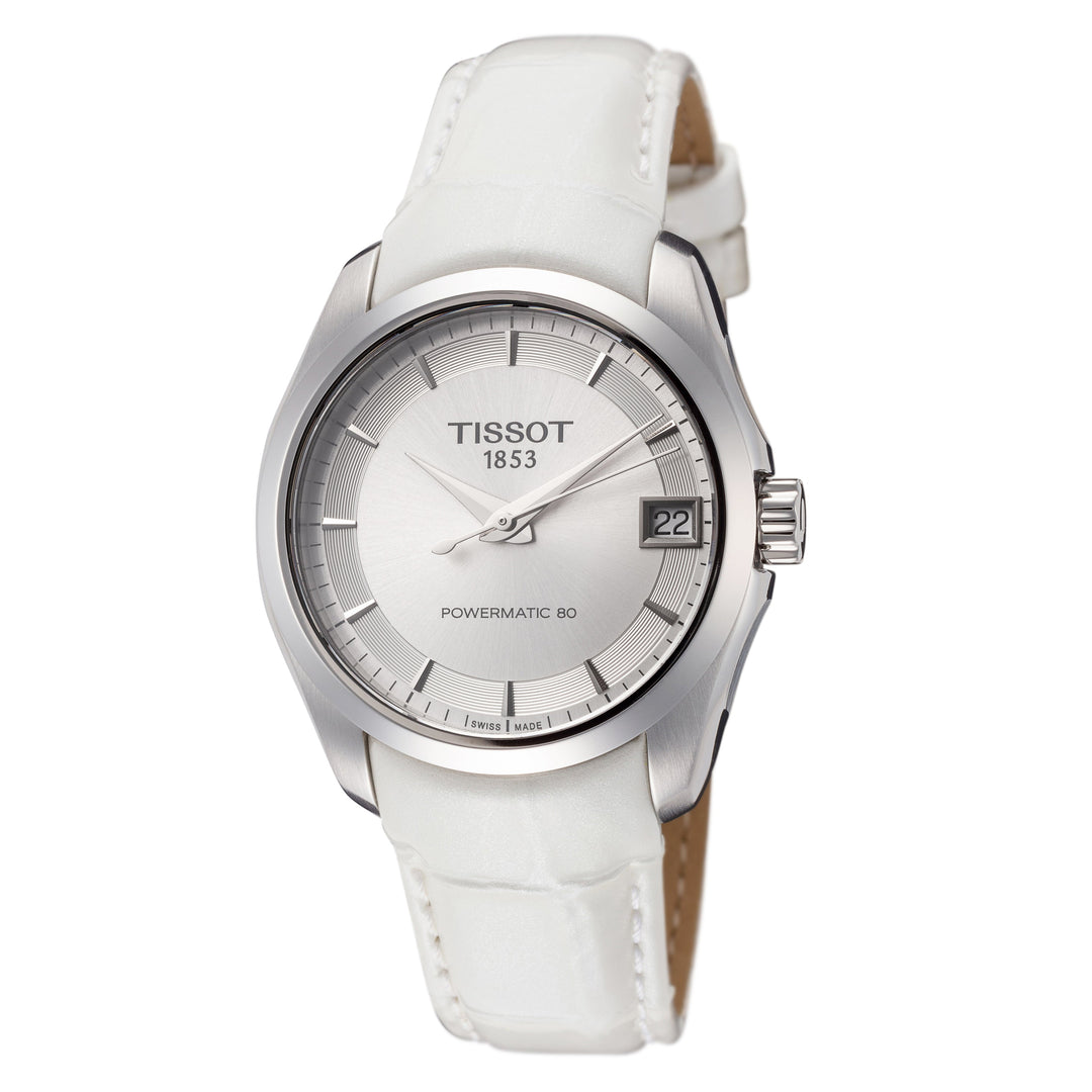 title:Tissot Women's T0352071603100 T-Classic 32mm Automatic Watch;color:White