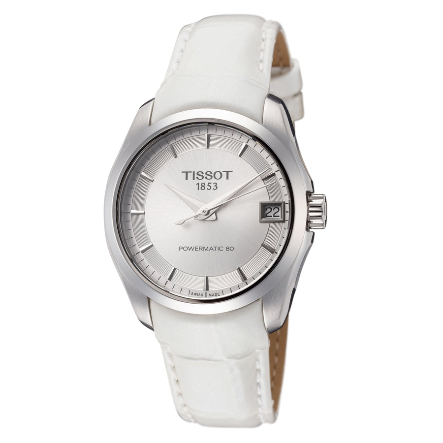 title:Tissot Women's T0352071603100 T-Classic 32mm Automatic Watch;color:White