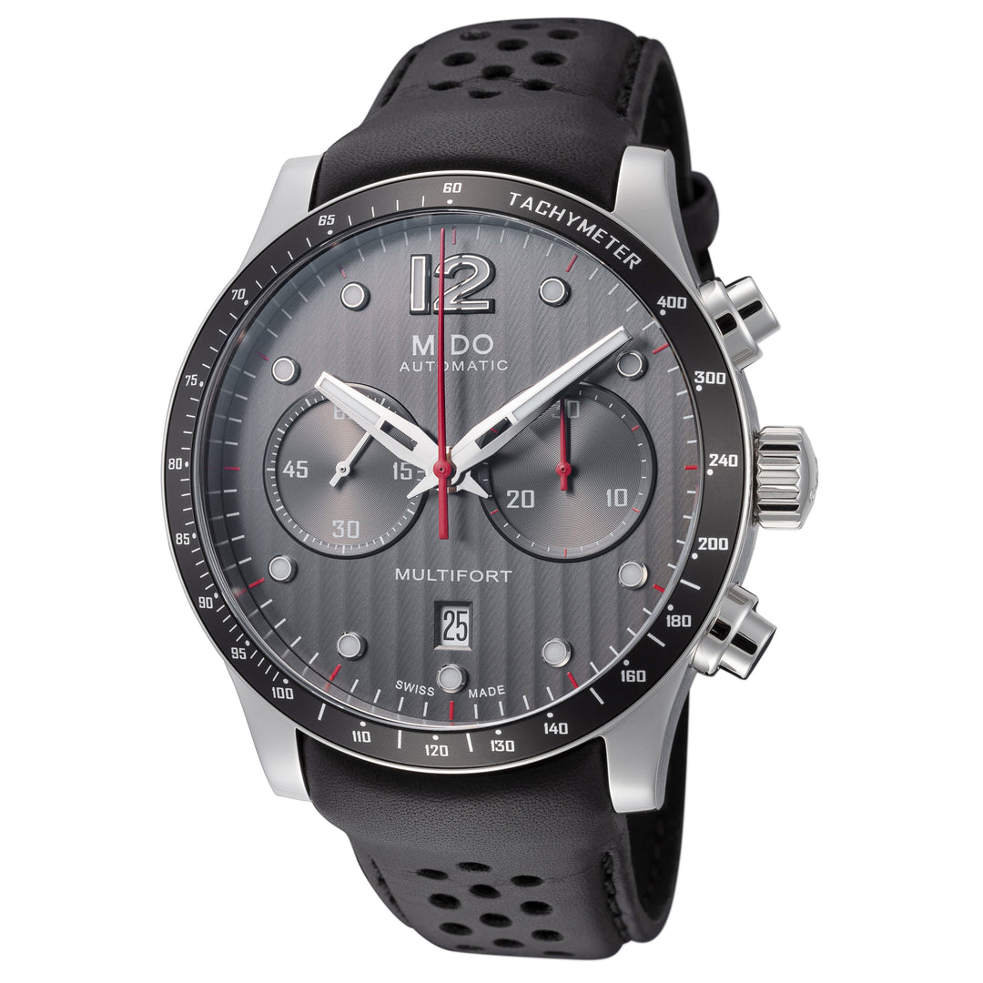 title:Mido Men's Multifort 44mm Automatic Watch M0256271606100;color:Black
