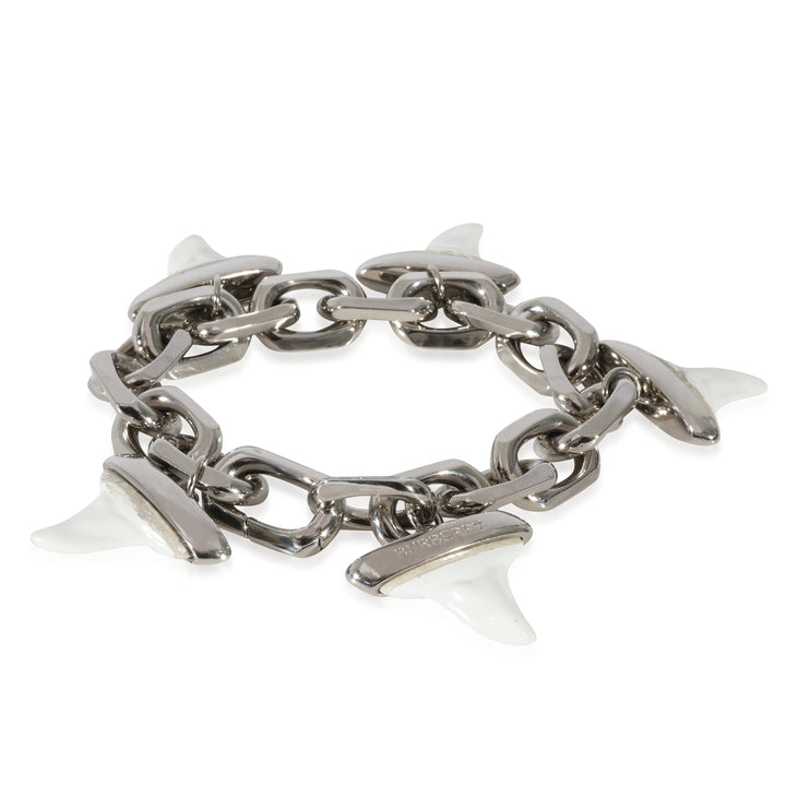 BURBERRY Resin Palladium Plated Bracelet