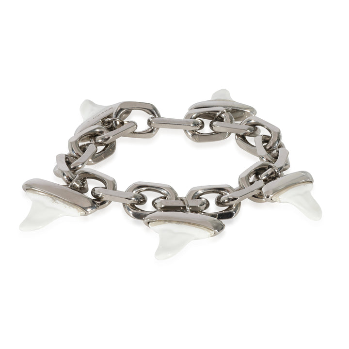 BURBERRY Resin Palladium Plated Bracelet